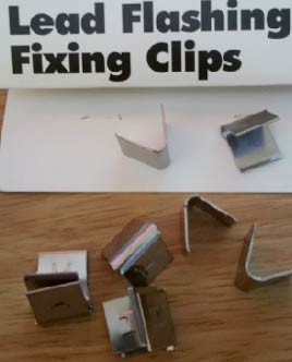 Lead Flashing clips will fit firmly in the chase