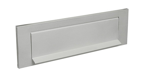 Aluminium letterbox