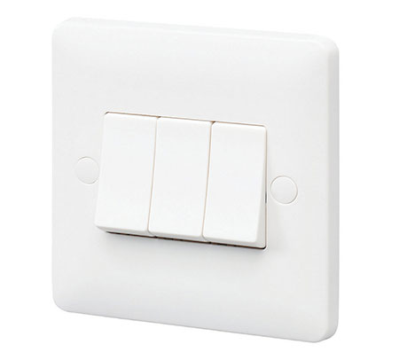 3 gang 1 way light switches