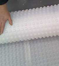 Air gap or damp proof membrane lining