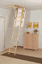 Use a loft ladder to get in and out of the loft