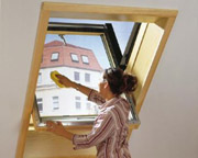 Cleaning Roof Windows or SkyLights