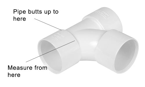 UPVC plastic pipe joint