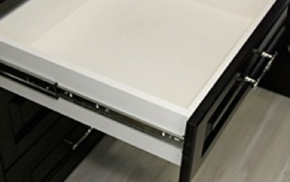 Soft close kitchen drawer runners