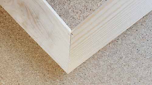 Perfectly formed mitre joint