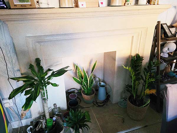 New contemporary fireplace
