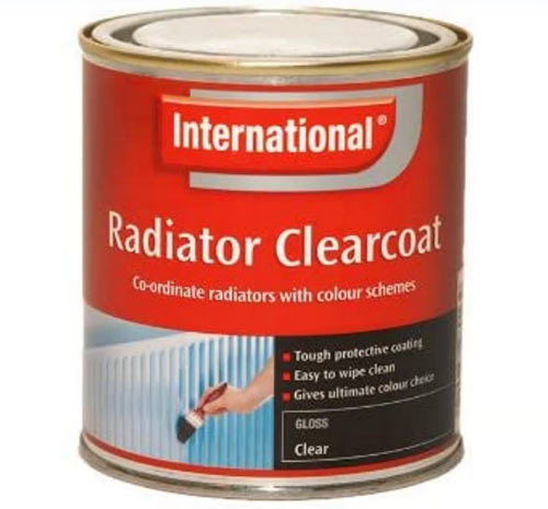 Radiator clearcoat protective coating