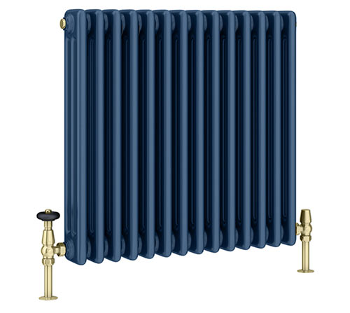 Powder coated cast iron radiator