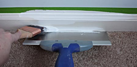 How not to paint your skirting boards