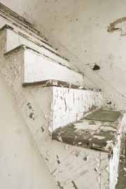 Old stairs in disrepair