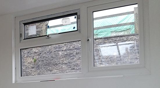 Modern upvc casement window