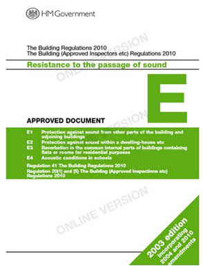 Building Regulations approved document booklets