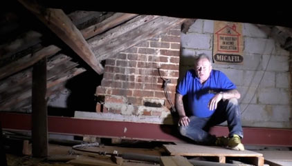 Loft conversion and chimney stack removal