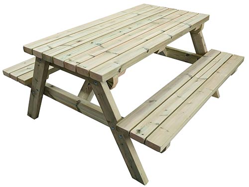 Standard 6 foot picnic bench