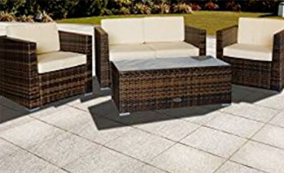 Patio with garden furniture