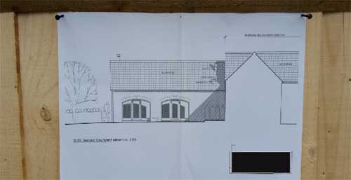 Drawing to give overview of planned development