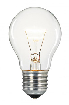 A common Tungsten bulb