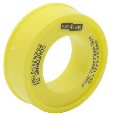 Thicker Yellow PTFE tape