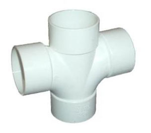 Solvent weld cross t-piece