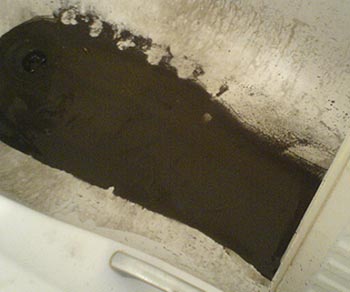Black sludge form heating system