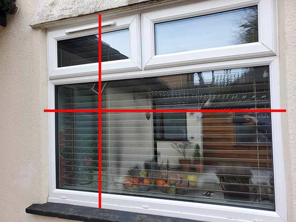 Measure the actual opening in the wall when measure a window or door