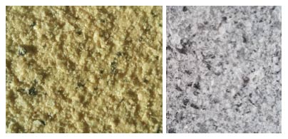Sandstone and granite effect finish using Spraystone acrylic paints
