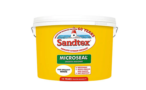 Sandtex masonry paint ideal for painting render