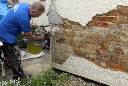 Painting SBR onto wall