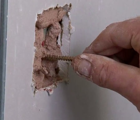 Repairing Plasterboard Holes How To Repair Holes In