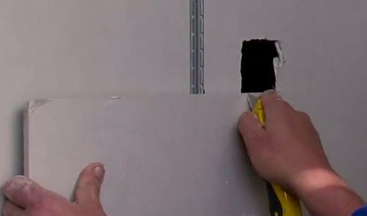 Repairing Plasterboard Holes How To Repair Holes In Plasterboard