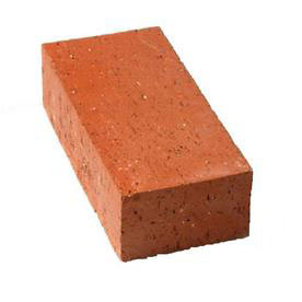 Solid red clay brick