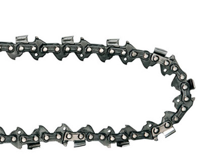 A length of chainsaw chain