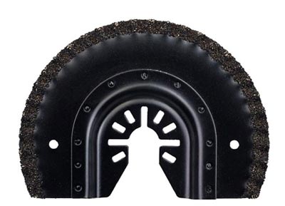 Grout removal blade for a Multitool