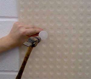 Fit a mesh membrane to your wall to ensure that salts do not reappear in your plaster