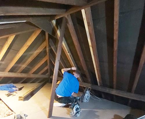 Install location for Velux window