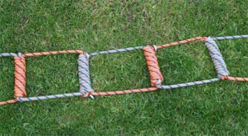 All rope rope ladder