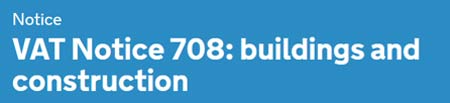 VAT Notice 708: Building and Construction