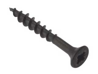 Single thread japanned screw