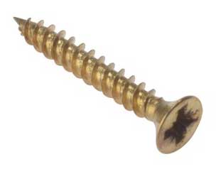 Brass general purpose countersunk screw