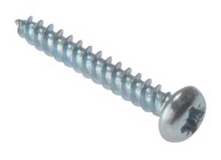 Round head zinc plated screw