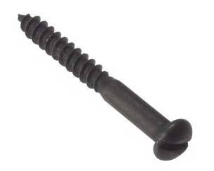 Single thread japanned screw