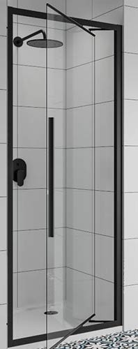 In-swinging shower doors