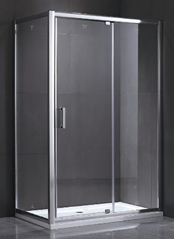 Rectangular shower enclosure