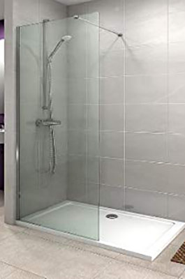 Walk-in or fixed diver panel shower enclosure