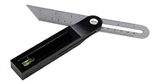 Sliding Bevel incorporating spirit level