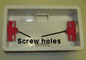 Socket box with clips in