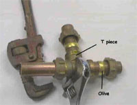 Unsightly compression joints which can be made easily using cold copper bonding