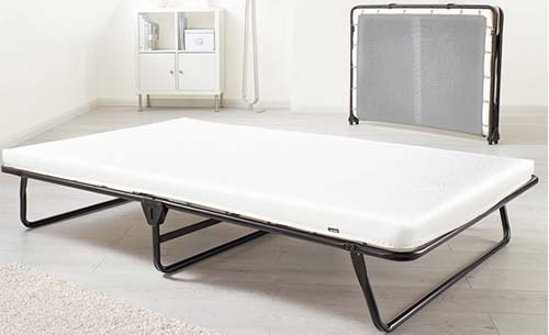 Space saving folding bed