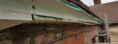 Replacing timber facia and soffit boards