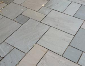 Patios can be laid to all shapes and sizes